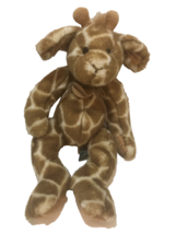 Russ Godfrey Giraffe Plush Brown Ivory Stuffed Animal 15 inch Heartcraft Coll. - £7.85 GBP