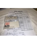 THE DOORS ORIGINAL 1967 UNUSED CONCERT TICKET KRNT THEATRE JIM MORRISON ... - £223.52 GBP