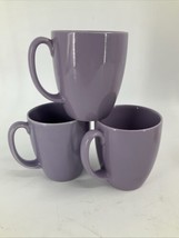 Set of 4 - Corelle Corning Moonglow? Lilac Lavender Purple Coffee Mugs C... - $29.69