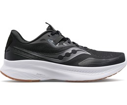Men&#39;s Saucony Guide 15 Running Sneakers Shoes S20684-12 Size 10 Black/Gum - £65.89 GBP