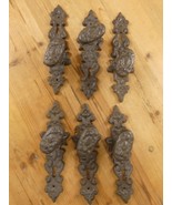 6 Cast Iron LARGE Antique Style FANCY Barn Handles Gate Pull Shed Door *... - $734.63 MXN