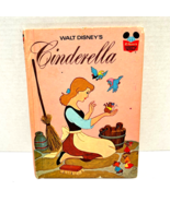 Vintage 1974 Walt Disney&#39;s Cinderella Hardcover Book Wonderful World of ... - $8.64