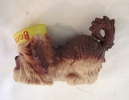  Vtg Here&#39;s Boomer Dog with Dog Bowl Figure PVC Paramount Picture s1981 ... - $16.99