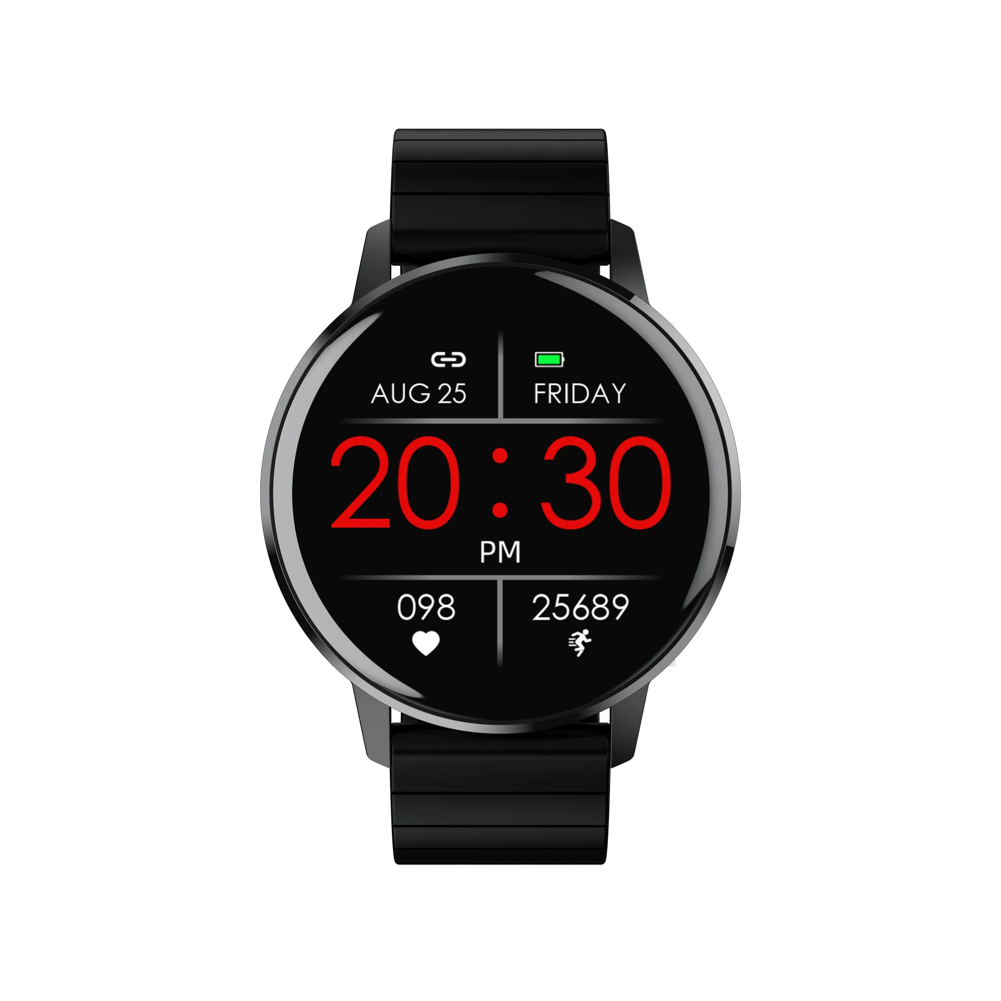 2020 New1.3 Inch HD Full Touch Screen Smart Watch Men Women  Case IP68 Waterproo - £146.25 GBP