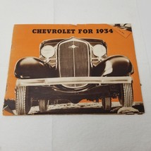 Chevrolet for 1934 Sales Brochure Photos Cable Control Master Six - £11.95 GBP