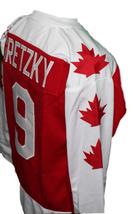 Wayne Gretzky Vaughan Nationals Retro Hockey Jersey New Red Any Size image 4