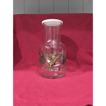 Eagle Design Vintage Milk Bottle, 9 1/2&quot; Height, Glass Jar with Lid, Farmhouse - $9.90