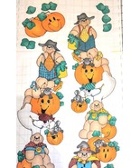 Daisy kingdom Fabric Panel Halloween Teddy Bears I Am The Treat - £6.42 GBP