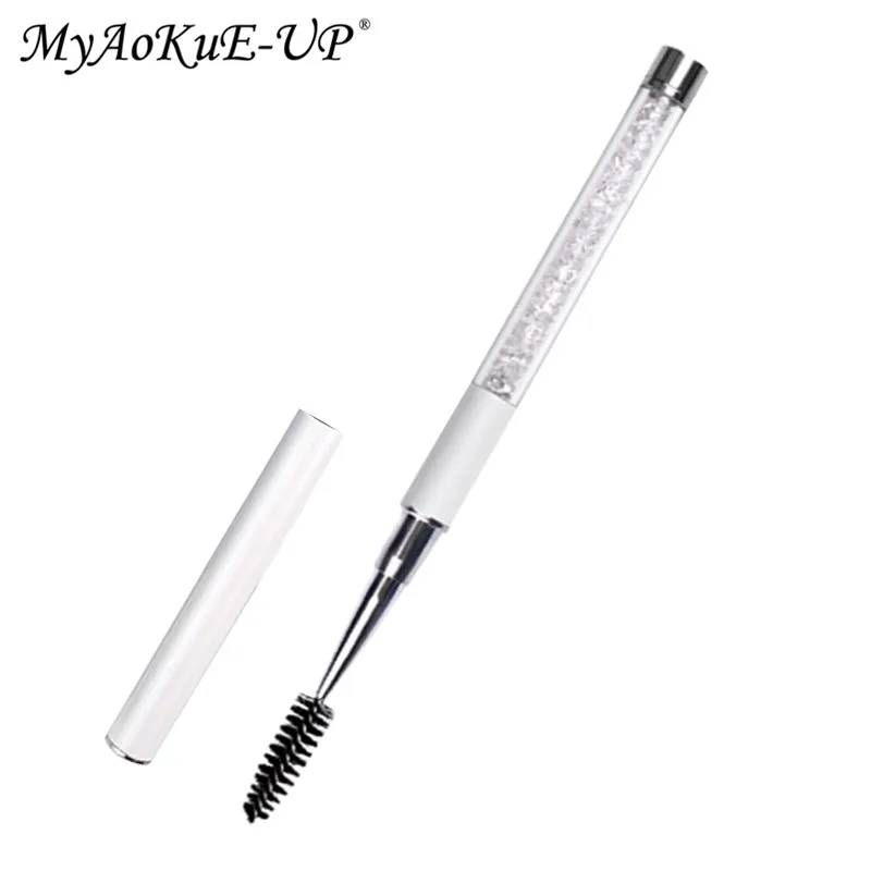 Rhinestone Lash Brush Reusable Eyelash Brushes Mascara Wand Applicator E... - $455.70 MXN