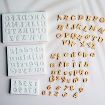 Alphabet &amp; Numbers Silicone Mold 3-Pc. Set - $238.54 MXN
