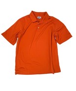 Walter Hagen Short-Sleeve Polo Golf Shirt Cotton Blend Orange Sz. L - $333.75 MXN