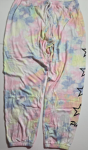 Victorias Secret PINK Womens Sleepwear Sweatpants Large Rainbow Tie Dye ... - $75.00