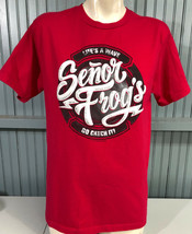 Senor Frog&#39;s Red Life&#39;s a Wave Mexico Medium T-Shirt  - $13.75