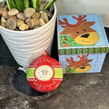 Vtg 3” Red Crimson Lord Of Lords Christian Scripture Christmas Ornament ... - €6,18 EUR