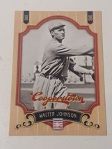 Walter Johnson Washington Senators 2012 Panini Cooperstown Hall Of Fame Card #2 - £0.78 GBP