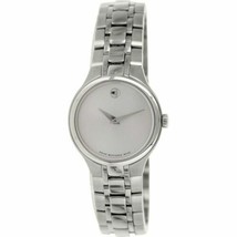 NEW Movado 0606451 Women&#39;s Museum Silver Dial Stainless Steel Watch 01.3.14.1086 - £302.52 GBP