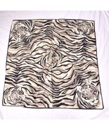 Women&#39;s Tan &amp; Black Tiger Square Scarf - £7.98 GBP