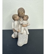 Willow Tree Quietly Figurine Mother and Children 2002 Demdaco Preowned L... - $17.09