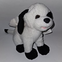 VTG Little Angel Paws Black White Puppy Dog Plush Wings Terrycloth 2000 w/TAG - £47.03 GBP