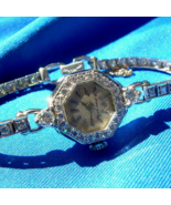 Tiffany co Diamond Platinum Deco Cocktail Watch Unique Vintage Hand made... - $447,711.39 MXN