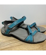 Women’s Teva Sandals Teal Grey Gray Straps Sz 8 - EUC - £18.99 GBP