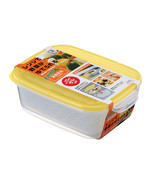 INOMATA Smart Pack Vegetable Steamer 37.1 oz (1100ml) Oven Safe Yellow - £26.71 GBP