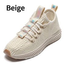 BIMUDUIYU Woman Casual Shoes Breathable 2021 Fashion Mesh  Sneakers Spring Autum - £52.65 GBP