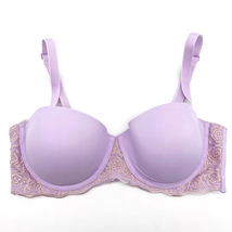 Maidenform Women 34D Love The Lift Balconette Bra Lilac Convertible DM99... - £17.72 GBP