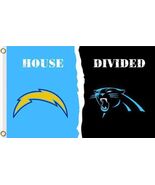 San Diego Chargers and Carolina Panthers Divided Flag 3x5ft - $20.99