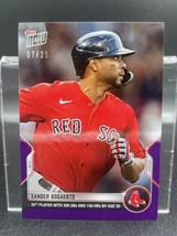 2022 Topps Now #689 Xander Bogaerts Purple Parallel Card #d 7/25 - $9.74