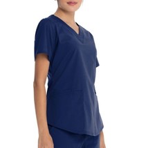 Scrubstar Women&#39;s Core Essentials Stretch V-Neck Scrub Top WM01T893 MEDIUM - £6.19 GBP