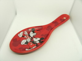 Disney Mickey Minnie Mouse Walking Red Love Large Cooking Stove Top Spoon Rest - $24.95