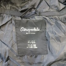 Aeropostale RN#121726 Women's Black Full Zip Vest With Woven Hoodie Size XL image 5