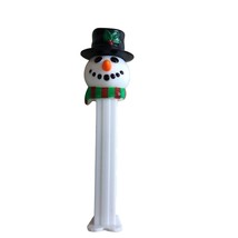 SNOWMAN PEZ CANDY DISPENSER 2002 FEET WHITE &amp; BLACK HOLIDAY COLLECTORS S... - $6.80