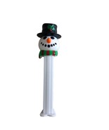 SNOWMAN PEZ CANDY DISPENSER 2002 FEET WHITE &amp; BLACK HOLIDAY COLLECTORS S... - £5.42 GBP