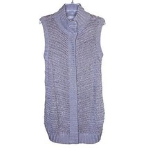 Rachel Rachel Roy Beige Wool Blend Eyelash Vest Long Length Size XL Women&#39;s - $27.09