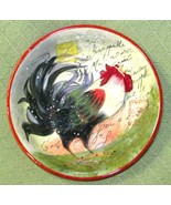 SUSAN WINGATE CLASSIC ROOSTER BOWL PASTA SOUP 9.5&quot; ROUND CERTIFIED INTER... - £8.07 GBP