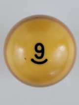 Vintage Replacement Pool Ball Billiards #9 Billiard Ball 2 1/4&quot; Diameter - $5.99