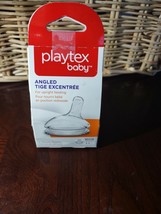 Playtex Angled Medium Flow Silicone Nipples 3M+  BPA New - $4.94
