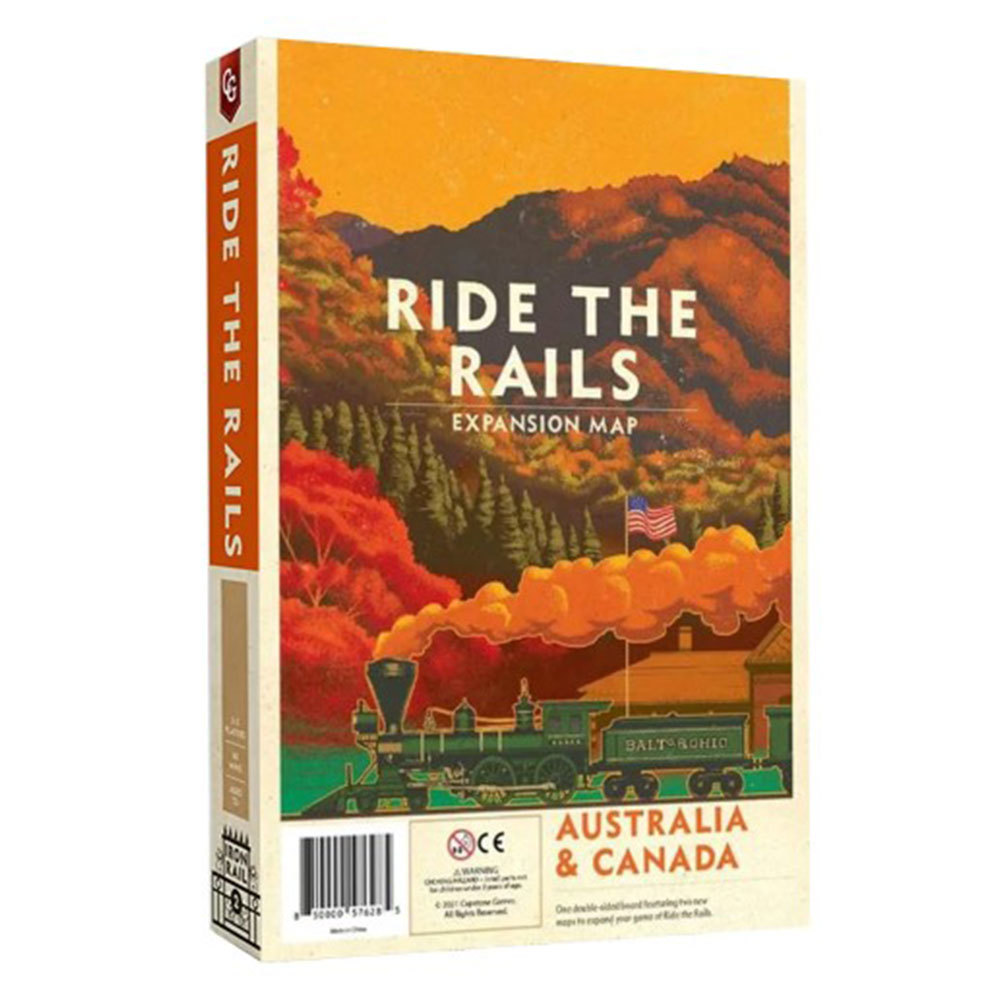 Ride The Rails Expansion Map Australia &amp; Canada Board Game - $43.28