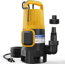 1.2HP Sump Pump 5722GPH Submersible Pump with Automatic Float Switch, Cl... - £149.86 GBP