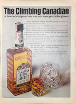 Vintage 1969  Canadian Lord Calvert Whiskey Print Ad Whiskey Bottle With... - £4.31 GBP