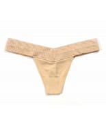 TWO (2) PAIR No Boundaries Women&#39;s Seamless V Thong Lt Cappuccino LARGE ... - $28.06 CAD