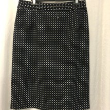 Coldwater Creek Women&#39;s Skirt Navy Blue Print Size 10 NWOT - $24.75