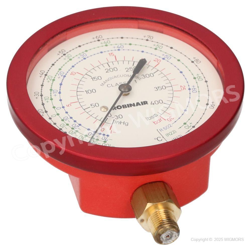 Manovacuometer Robinair -1..30bar Fi 80 1/8&quot; NPT Class 1.0 R12/22/502 93183 - $15.47