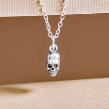 Sterling Silver Mini Skull Necklace - $32.00