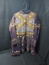 Late 1800s Odd Fellows Fraternal Purple Velvet Embroidered Jacket Ward &amp;... - $149.99