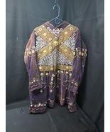 Late 1800s Odd Fellows Fraternal Purple Velvet Embroidered Jacket Ward &amp;... - $149.99