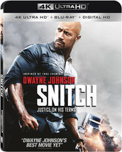 Snitch 4K Ultra HD Blu-ray] Digitally Mastered Dwayne Johnson New - £15.61 GBP