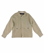 Vtg MOUNTAIN CLUB Men&#39;s L Khaki Taupe Microfiber Insulated Full Zip Jack... - $33.08 CAD